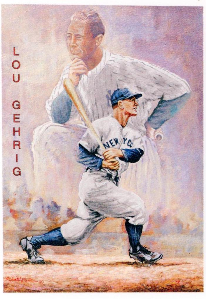 Lou Gehrig #LC13 Baseball Cards 1994 Ted Williams Co. Locklear Collection