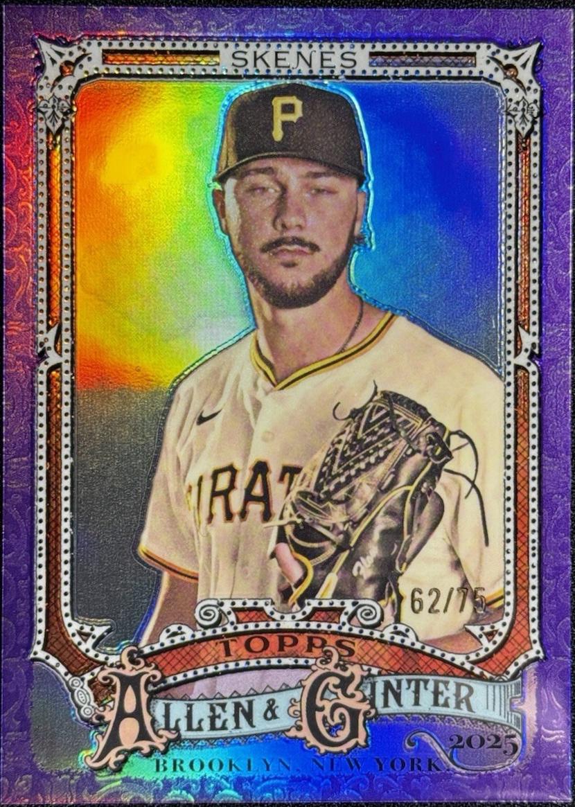Paul Skenes [Purple Refractor Chrome Variation] #128