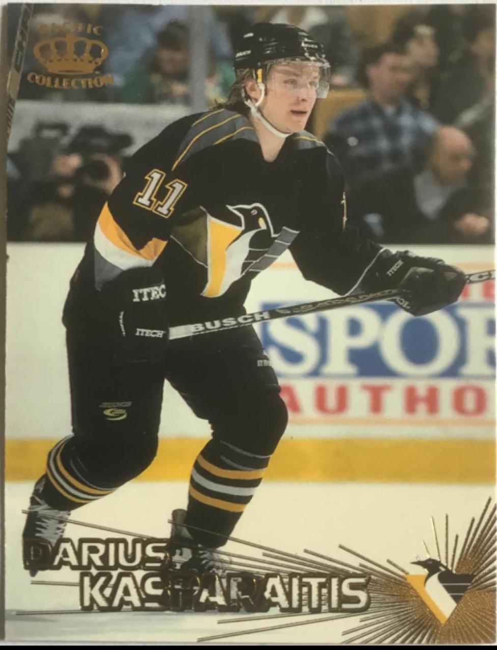 Darius Kasparaitis #61 Hockey Cards 1997 Pacific Crown