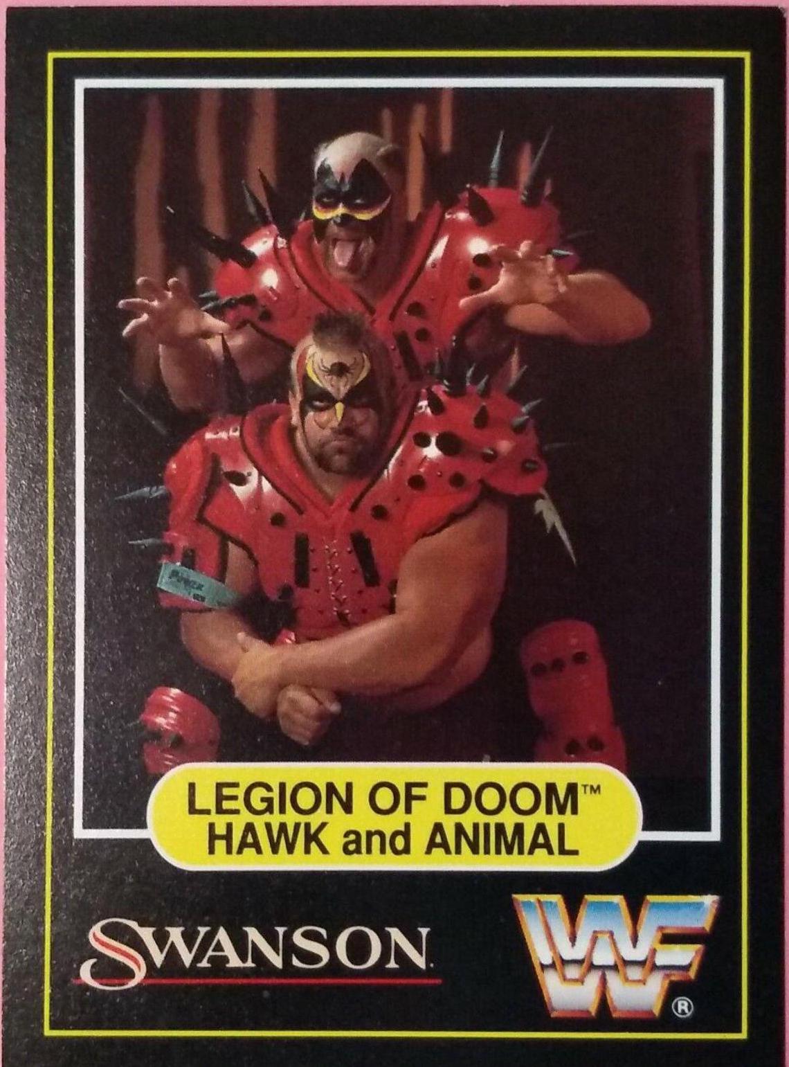 Legion of Doom Wrestling Cards 1991 Swanson WWF