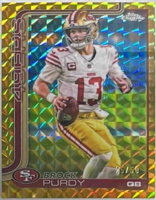 Brock Purdy [Gold Geometric Refractor] #262