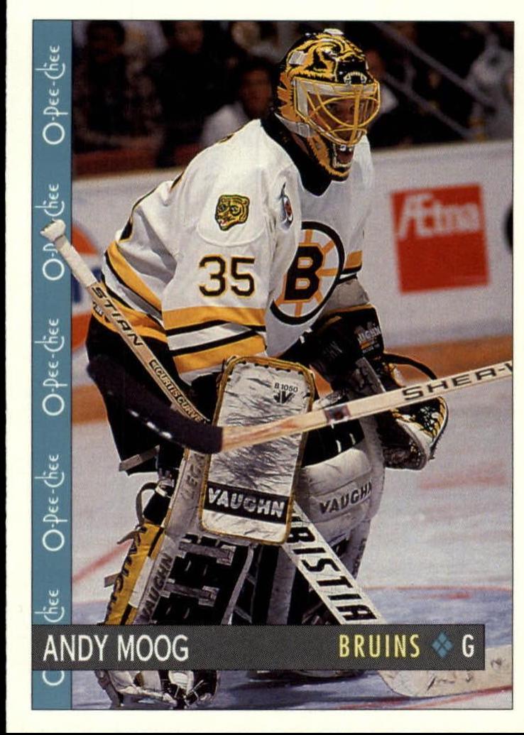 Andy Moog #184 Hockey Cards 1992 O-Pee-Chee
