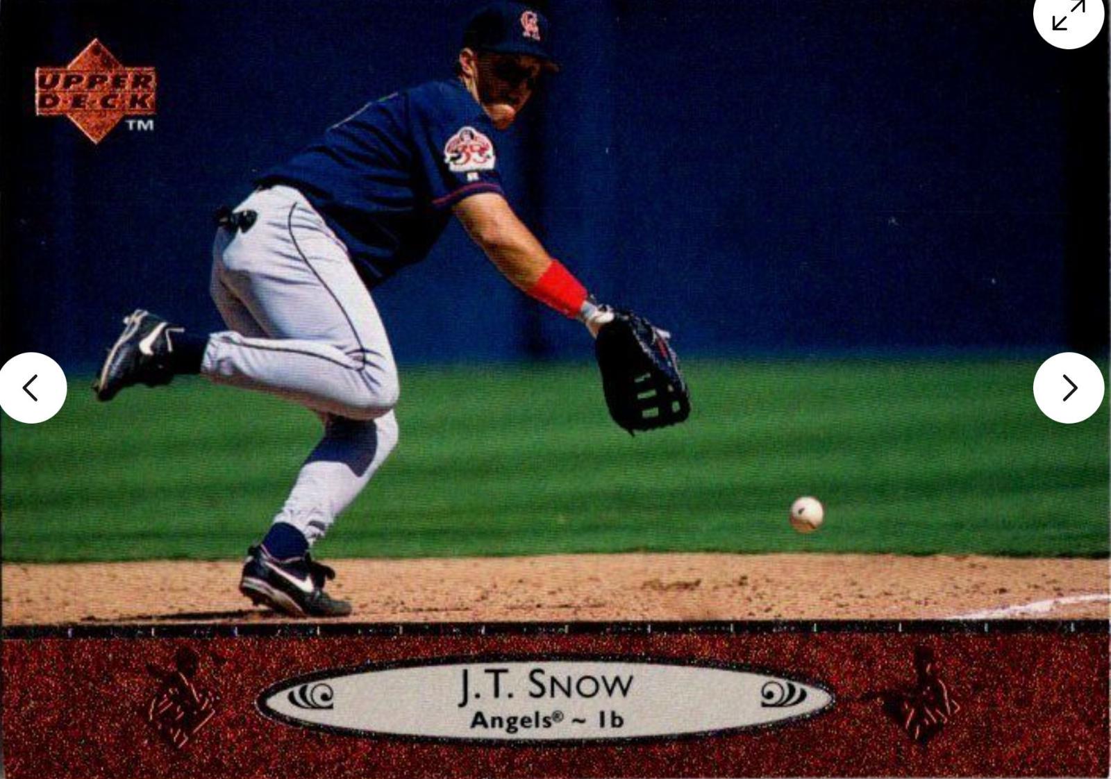 J.T. Snow #26 Baseball Cards 1996 Upper Deck
