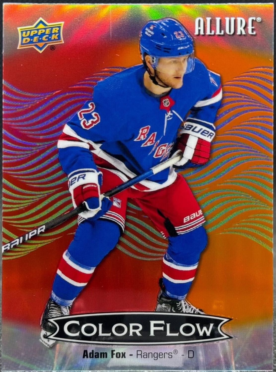 Adam Fox #CFL-2 2024 Upper Deck Allure Color Flow Hockey