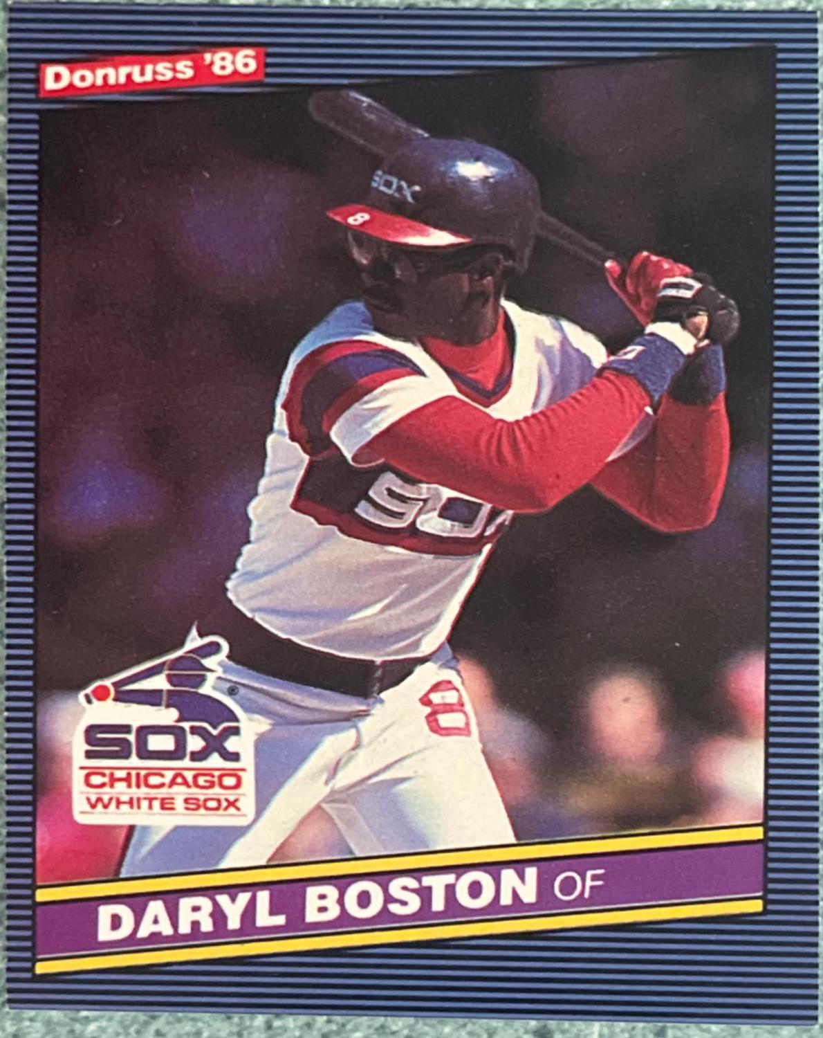 Daryl Boston #86 Baseball Cards 1986 Donruss