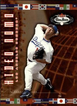 Hideo Nomo #193 Baseball Cards 2002 Fleer Box Score
