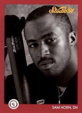 Sam Horn #5 Baseball Cards 1991 Studio