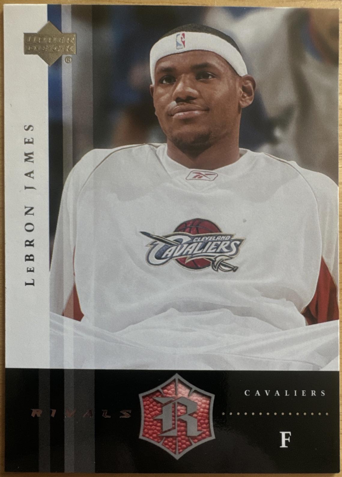 LeBron James #1 Basketball Cards 2004 Upper Deck Rivals