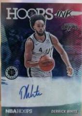 Derrick White #HI-DWT Basketball Cards 2019 Panini Hoops Premium Stock Hoops Ink Prices