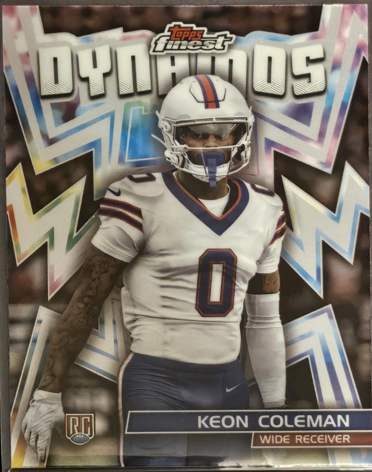 Keon Coleman #DYN-16 Football Cards 2024 Topps Finest Dynamos