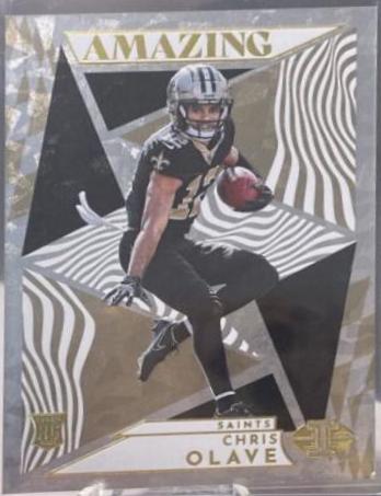 Chris Olave #A-23 Football Cards 2022 Panini Illusions Amazing