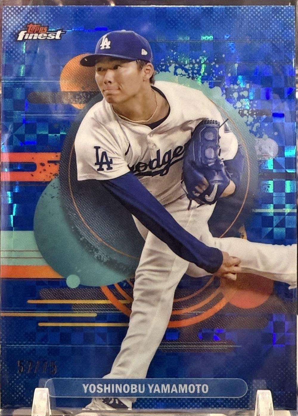 Yoshinobu Yamamoto [Blue Checkerboard Refractor] #195