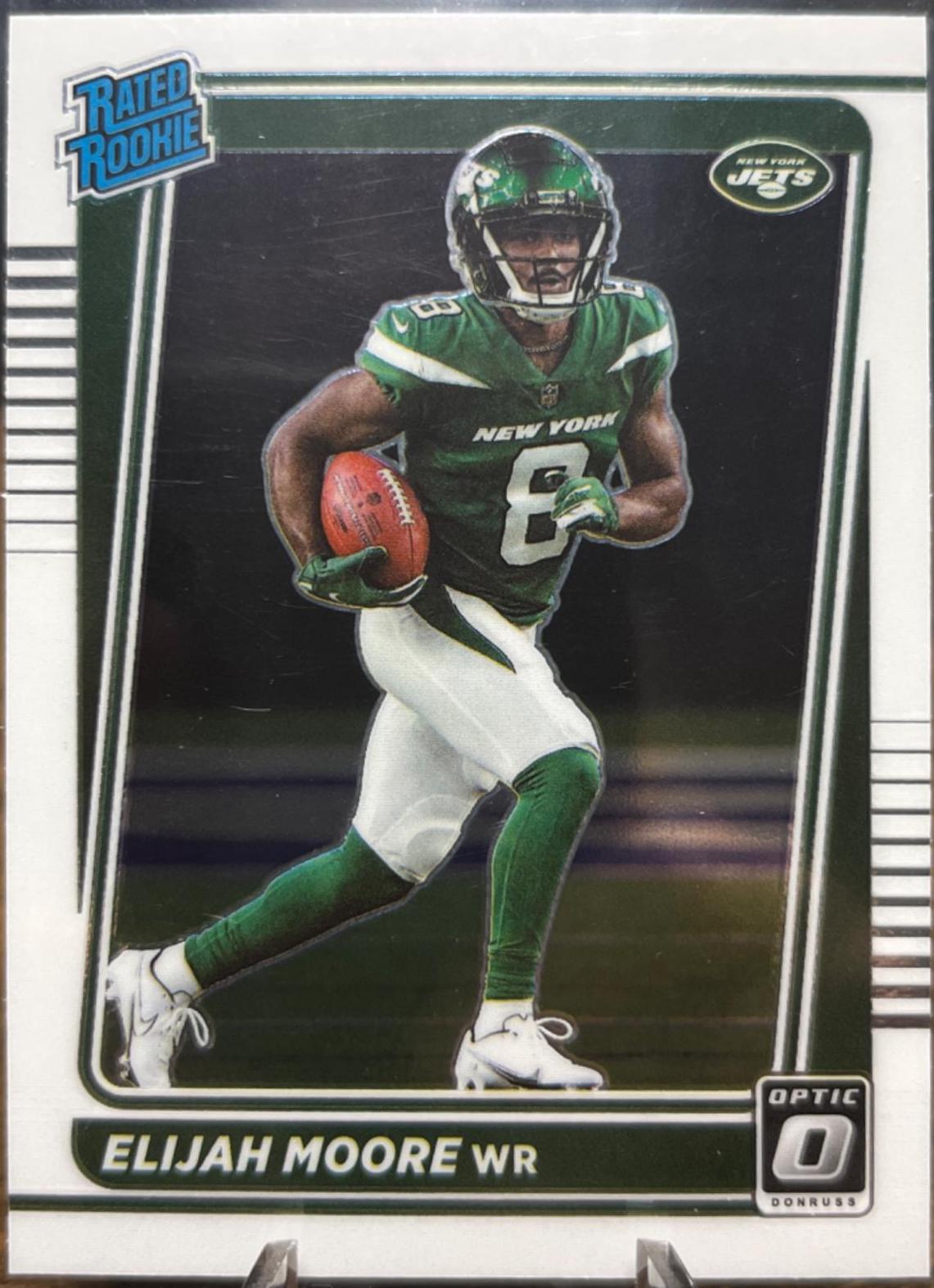 Elijah Moore #216 Football Cards 2021 Panini Donruss Optic