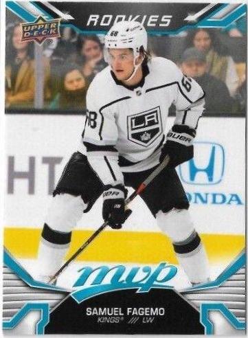 Samuel Fagemo #235 Hockey Cards 2022 Upper Deck MVP