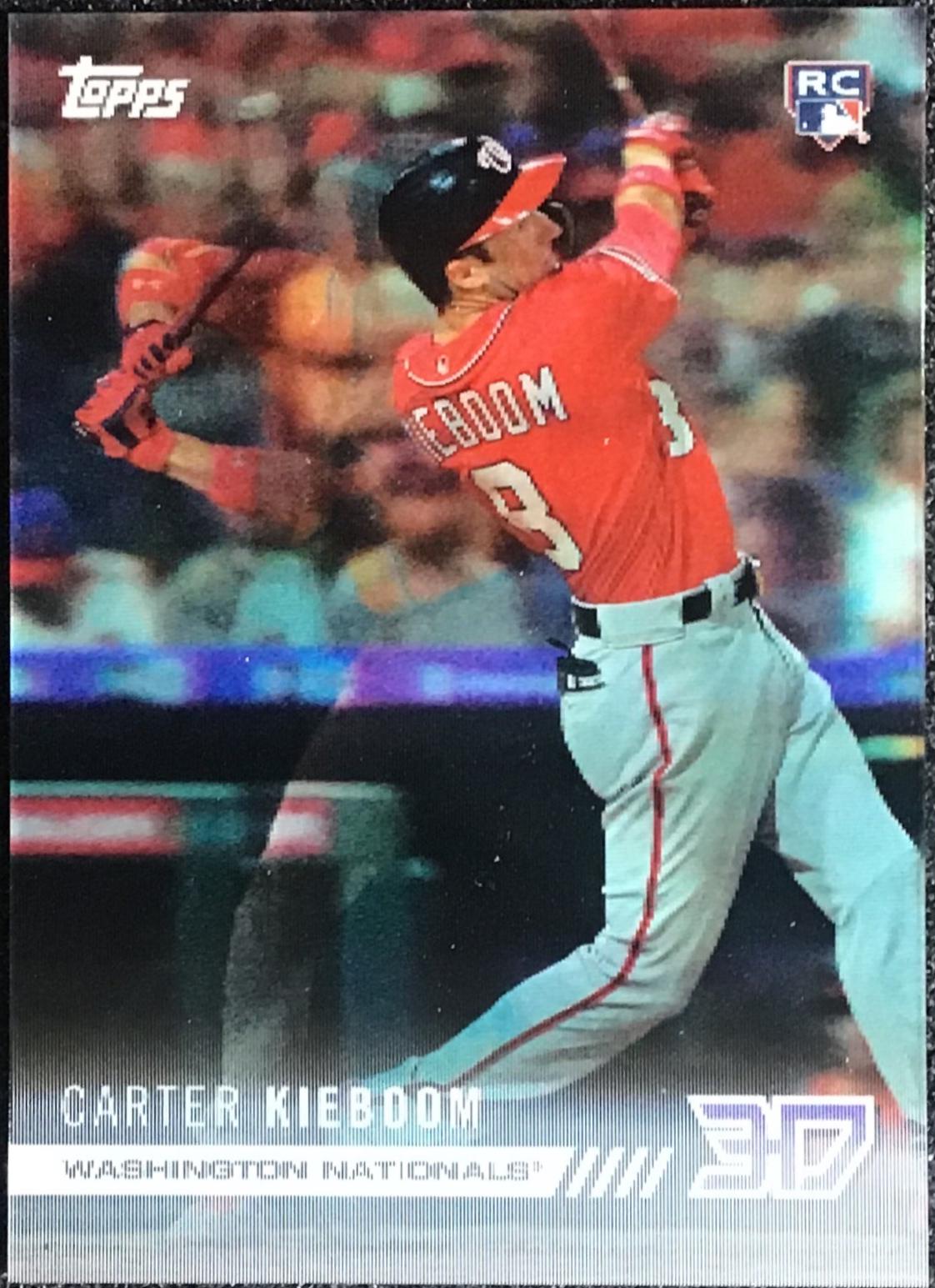 Carter Kieboom #M12 Baseball Cards 2019 Topps on Demand 3D Motion