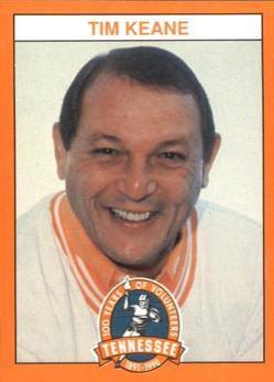 Tim Keane #109 1990 Tennessee Volunteers Centennial Football