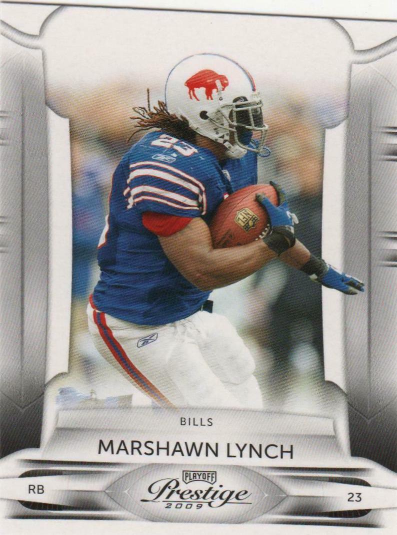 Marshawn Lynch #11 Football Cards 2009 Playoff Prestige