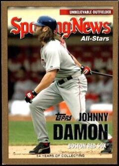 Johnny Damon #UH151 2005 Topps Updates & Highlights Baseball