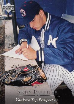 Andy Pettitte #176 Baseball Cards 1994 Upper Deck Top Prospects