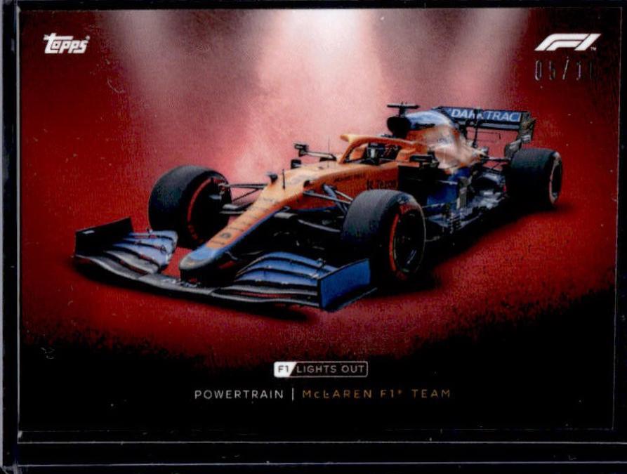 McLaren F1 Team [Black] Prices | 2021 Topps Formula 1 Lights Out ...