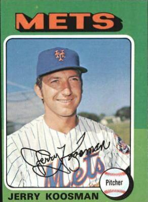 Jerry Koosman #19 Baseball Cards 1975 Topps Mini
