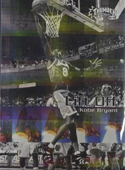 Kobe Bryant #3LO Basketball Cards 1998 Skybox Thunder Lift Off