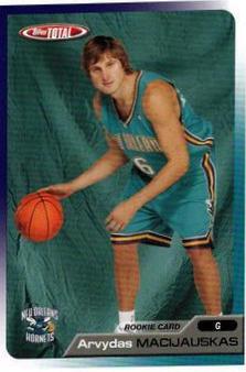 Arvydas Macijauskas #223 Basketball Cards 2005 Topps Total