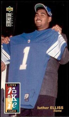 Luther Elliss #17 Football Cards 1995 Collector's Choice