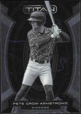 Pete Crow Armstrong #1 Baseball Cards 2023 Panini Chronicles Titan