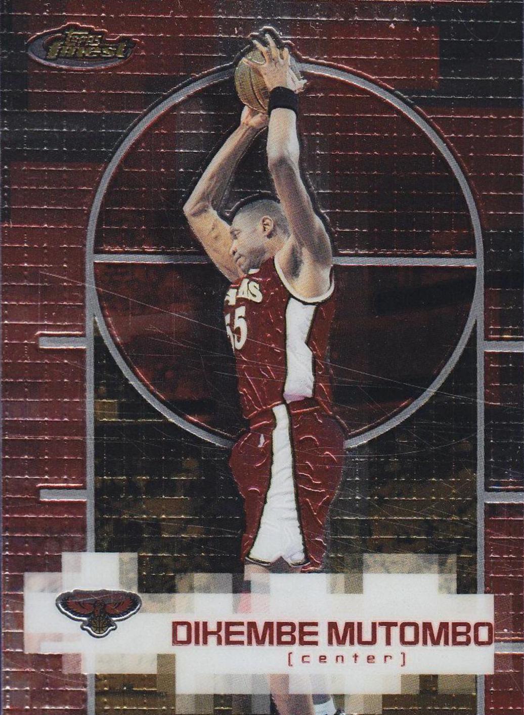 Dikembe Mutombo #18 Basketball Cards 2000 Finest