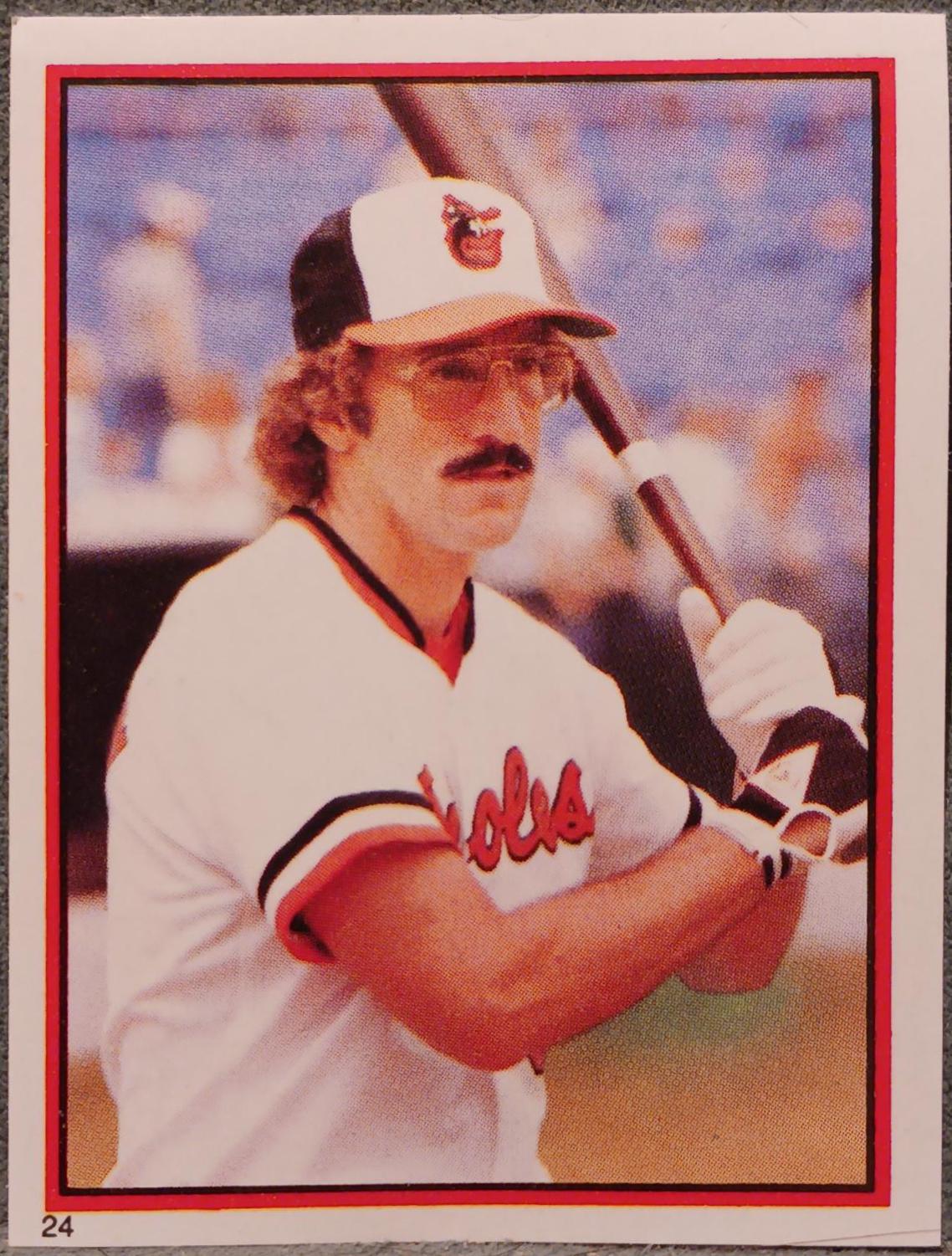 John Lowenstein #24 Baseball Cards 1983 Topps Stickers