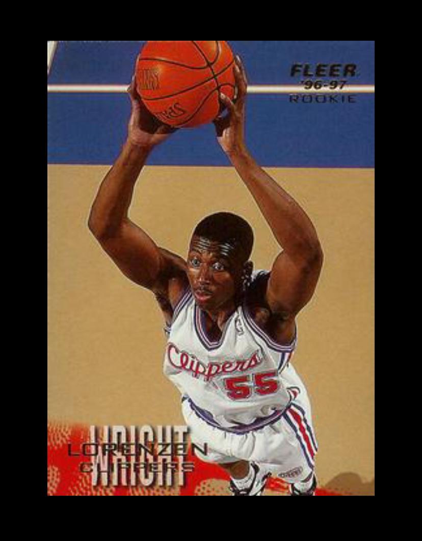 Lorenzen Wright #202 Basketball Cards 1996 Fleer