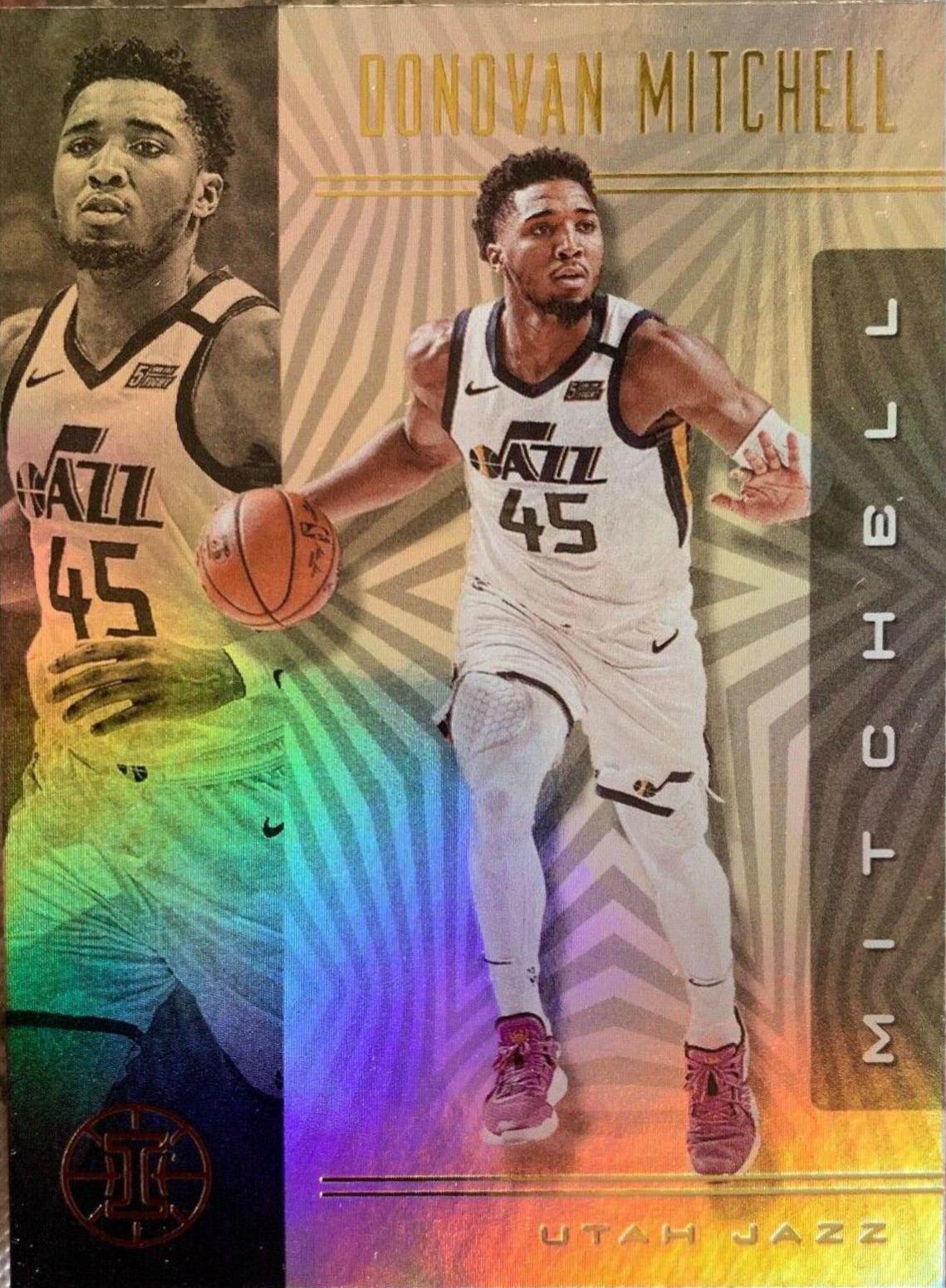 Donovan Mitchell #2 Basketball Cards 2019 Panini Illusions