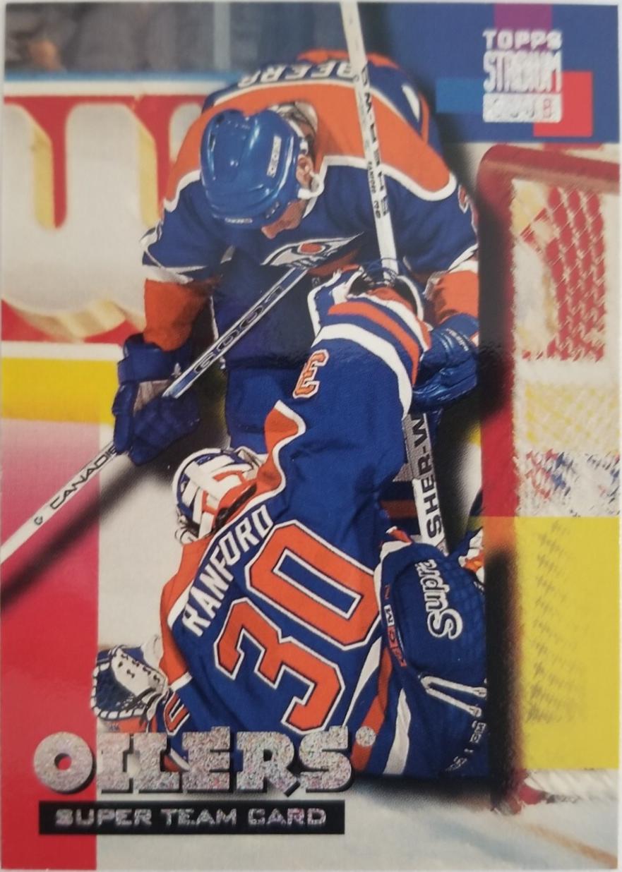 Edmonton Oilers #8 1994-95 Stadium Club Hockey Super Teams
