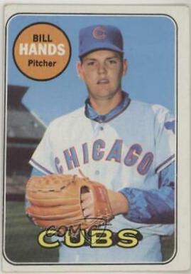 Bill Hands #115 Baseball Cards 1969 Topps