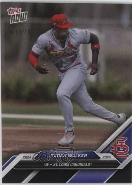 Jordan Walker #OD-242 2024 Topps Now Road To Opening Day Baseball