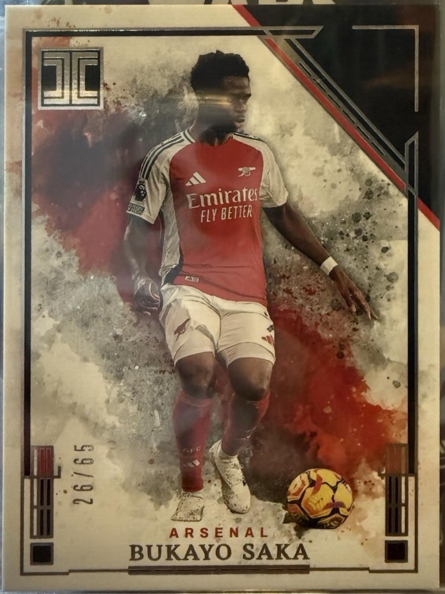 Bukayo Saka #92 2024 Panini Impeccable Premier League