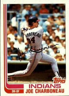 1982 Topps Joe Charboneau #630 card