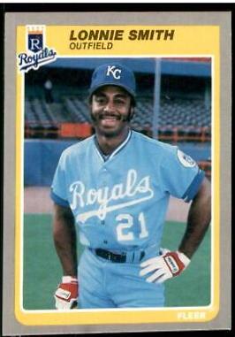 Lonnie Smith #U-106 Baseball Cards 1985 Fleer Update