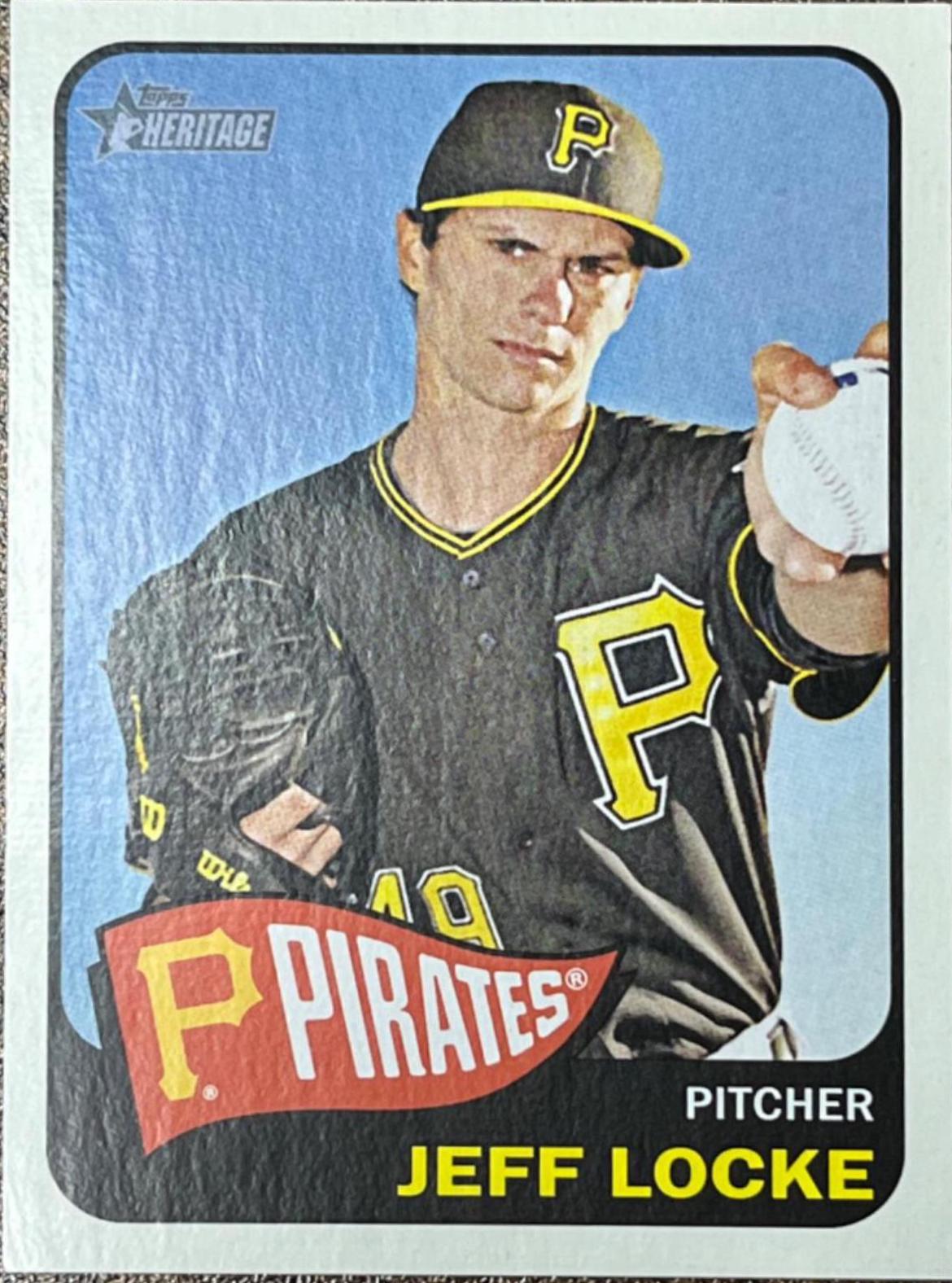 Jeff Locke #19 Baseball Cards 2014 Topps Heritage