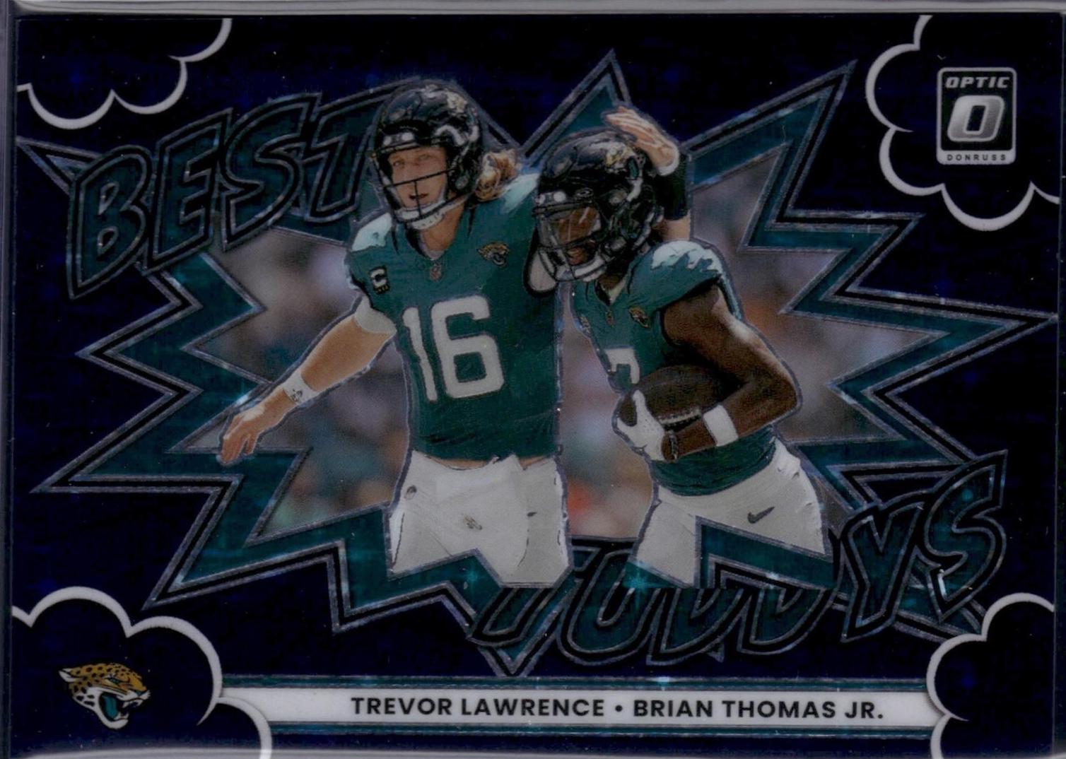 Brian Thomas Jr. / Trevor Lawrence [Purple Stars] #10