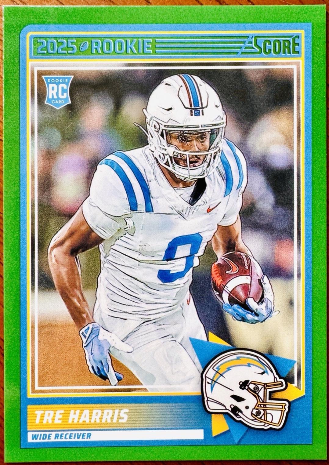 Tre Harris [Green] #42 Prices | 2025 Panini Score Rookie | Football Cards