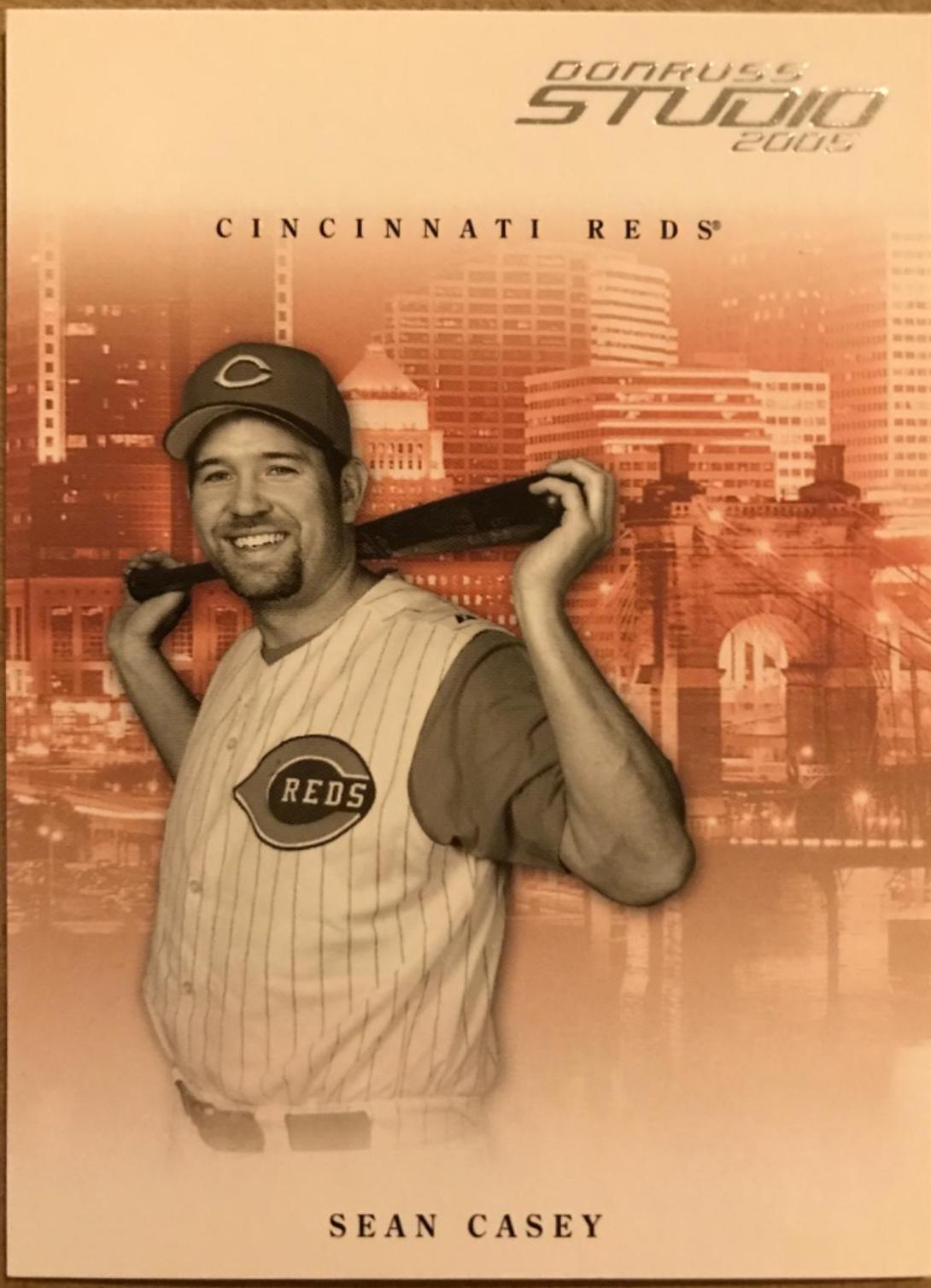 Sean Casey #85 Baseball Cards 2005 Donruss Studio