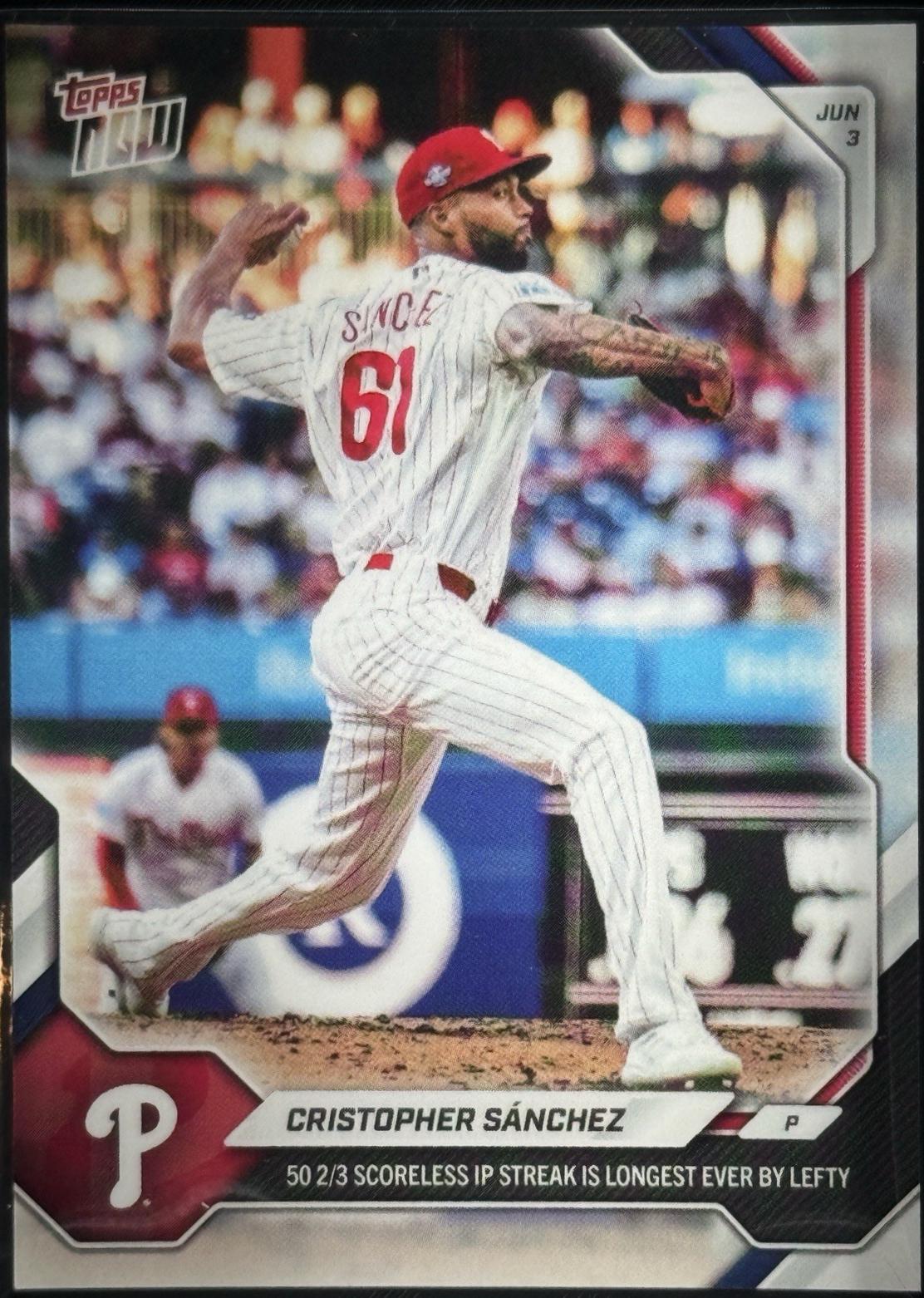 Cristopher Sanchez #283 2026 Topps Now Baseball