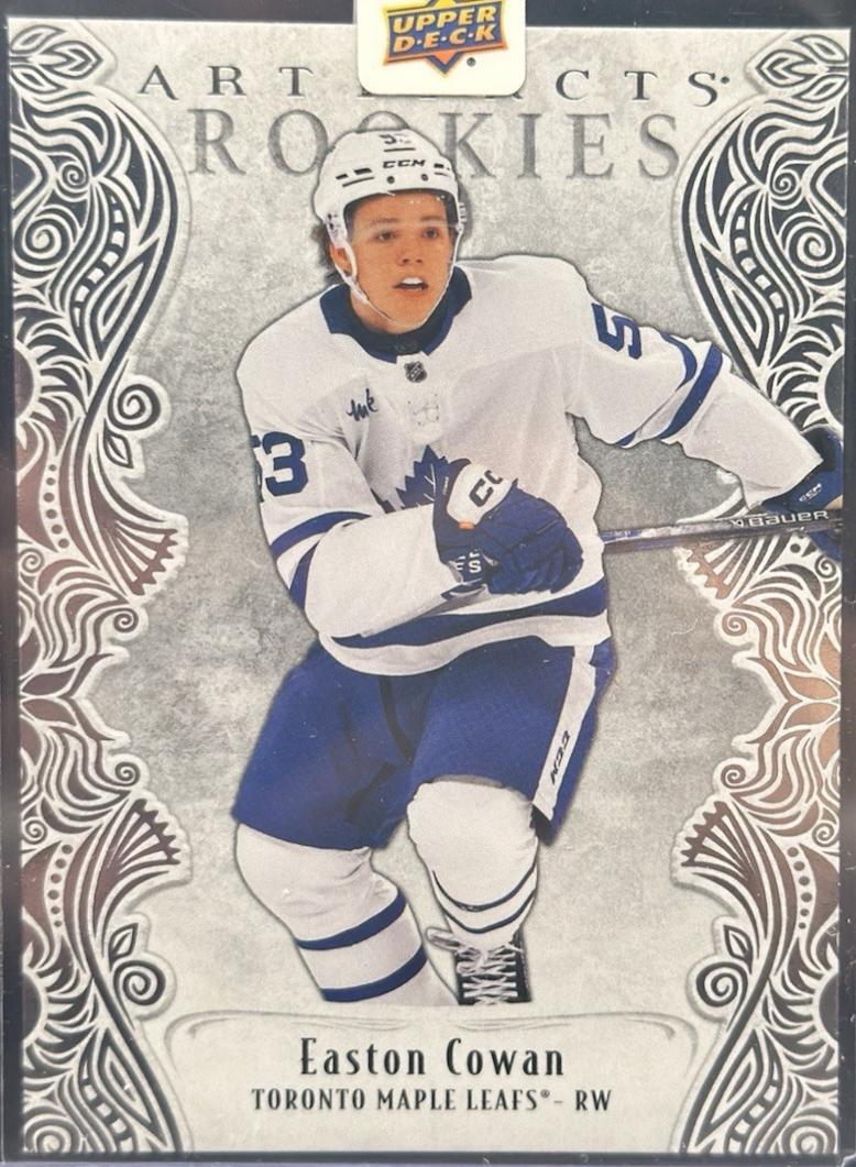 Easton Cowan #227 2025 Upper Deck Artifacts Rookie Redemption Hockey
