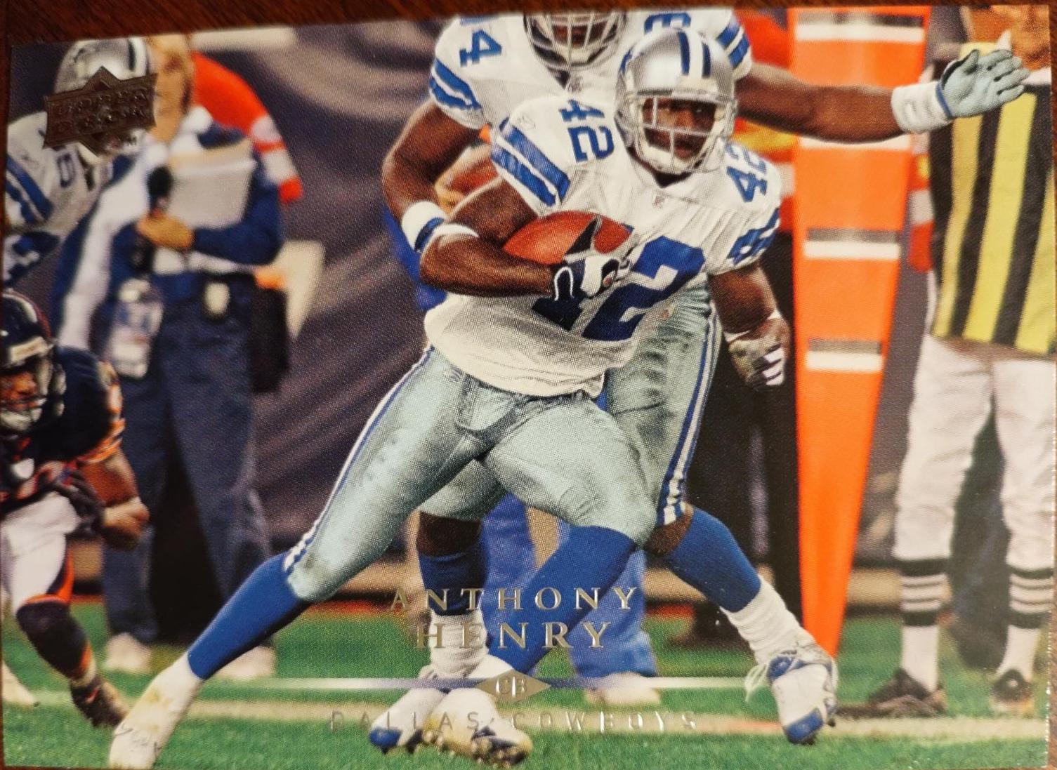 Anthony Henry #45 Football Cards 2008 Upper Deck