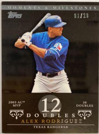 Alex Rodriguez #31 2007 Topps Moments & Milestones Baseball
