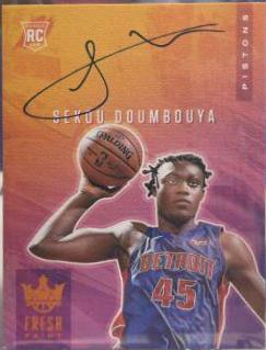 Sekou Doumbouya #FP-SDO 2019 Panini Court Kings Fresh Paint Autographs Basketball