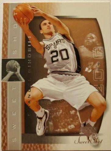 Emanuel Ginobili #78 Basketball Cards 2003 Upper Deck Sweet Shot