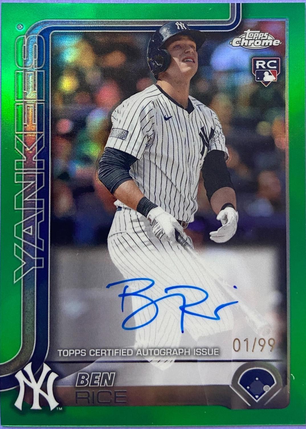 Ben Rice [Green Sapphire] #RA-BR